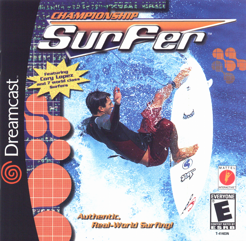 Championship Surfer box art for Sega Dreamcast